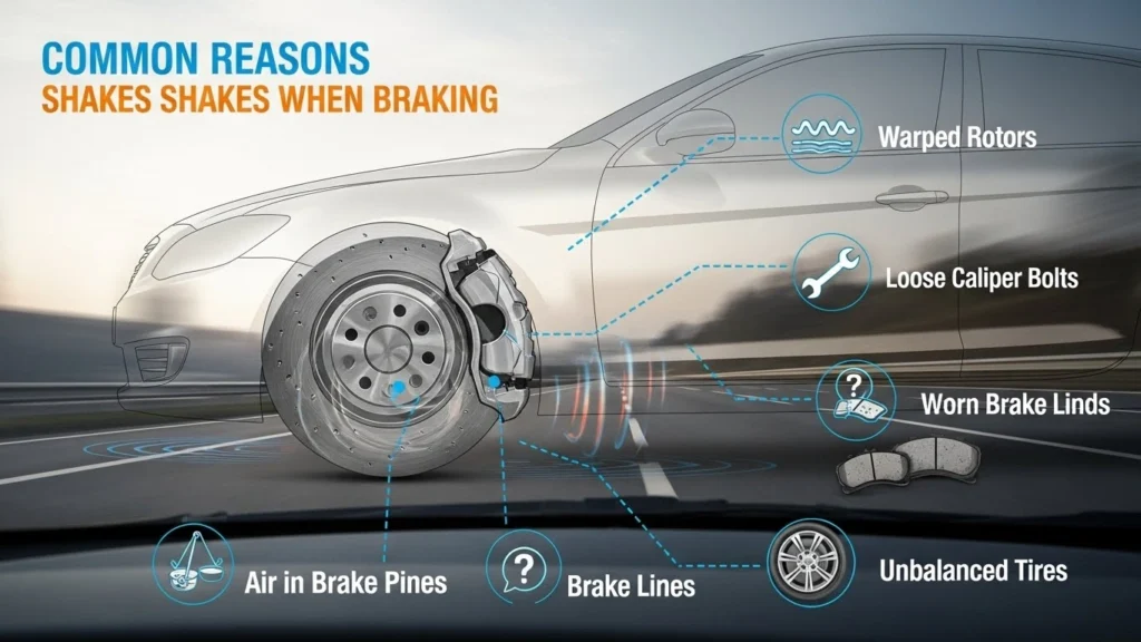 7 Reasons My Car Shakes When I Brake