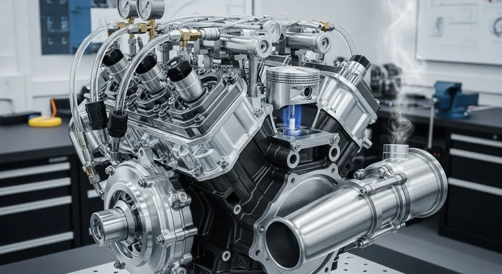 how does hydrogen engine works